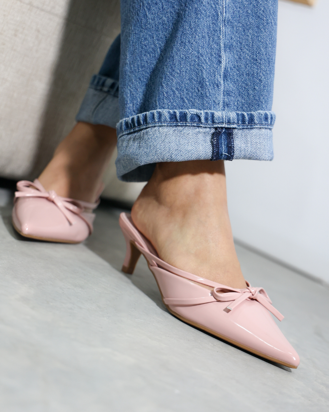 282AR Zapatilla Sintético Charol Nutty