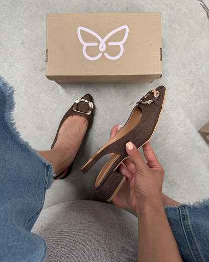 2522R Zapatilla Textil Curri Café Bitono