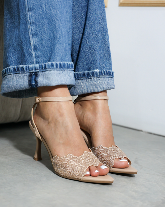 288AR Zapatilla Sintético Textil Beige