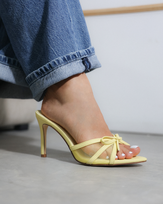 292AR Zapatilla Malla Amarillo/Sintético Amarillo