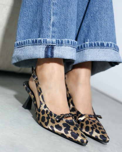 294AR Zapatilla Sintético Razo Leopardo café