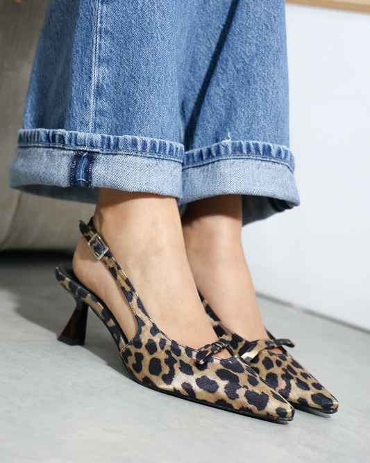 294AR Zapatilla Sintético Razo Leopardo café