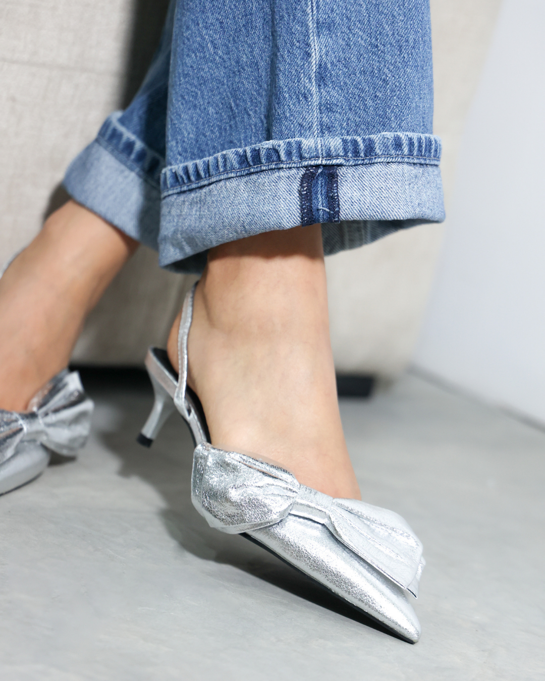 295AR Zapatilla Sintético Plata