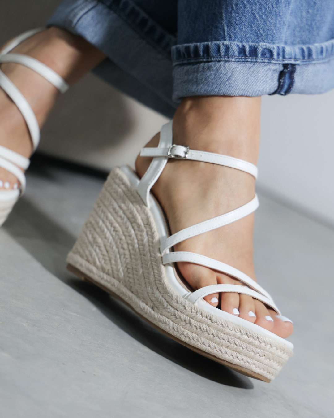 299AR Sandalia Sintético Blanco