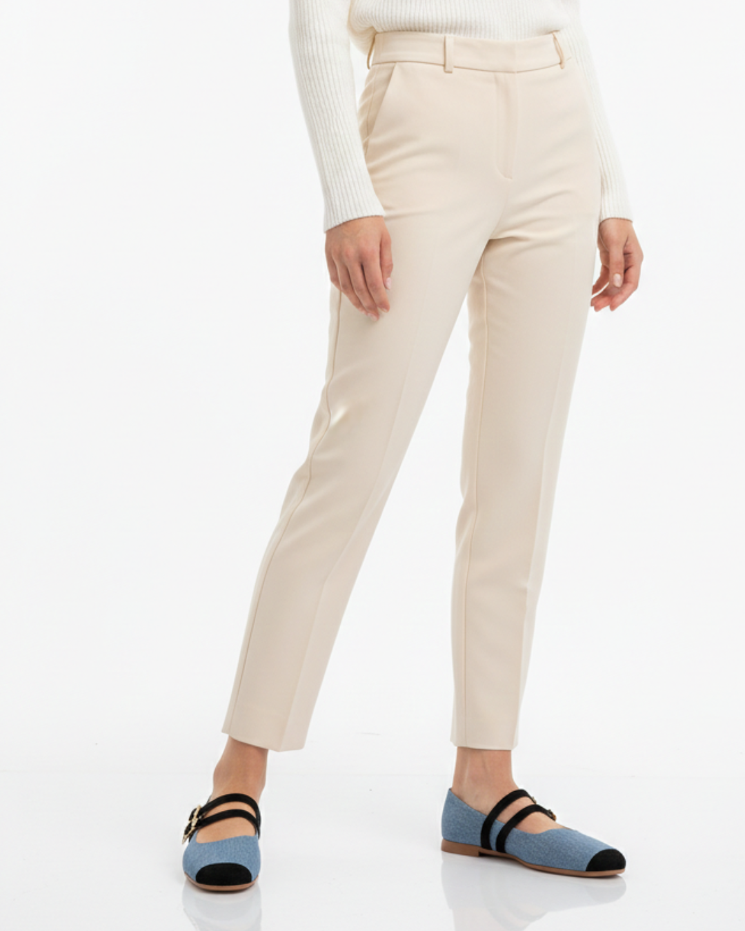 4062RR Zapato Casual Textil Cielo / Durazno negro