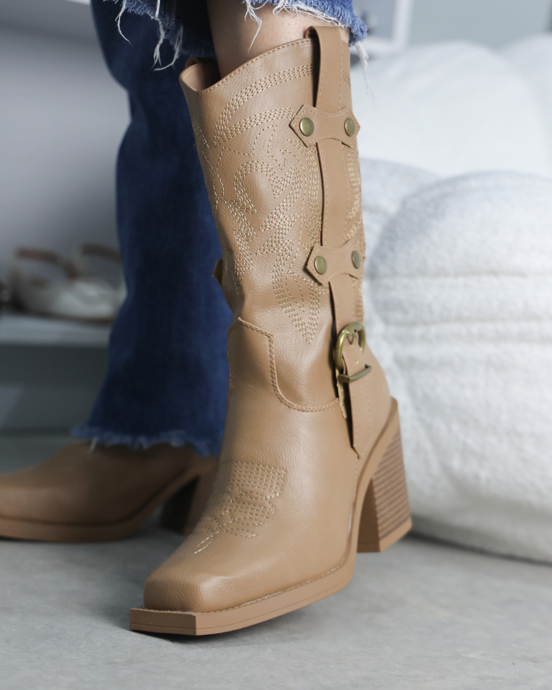 158I Sintético Camel