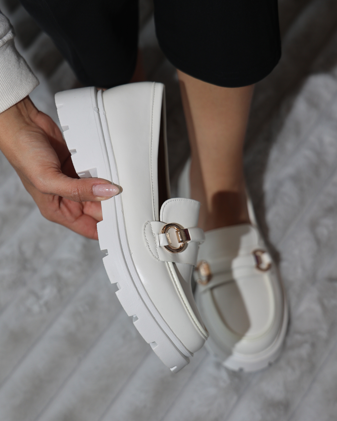 537A Casual Sintético Blanco