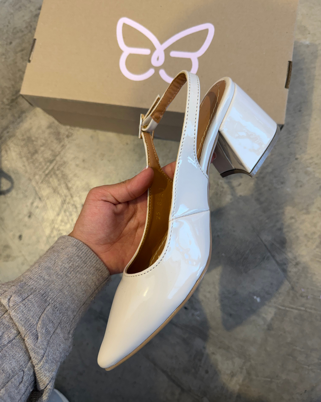 852R Zapatilla Sintético Charol Miga