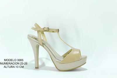 3005 Sintético Zapatilla Charol Maquillaje