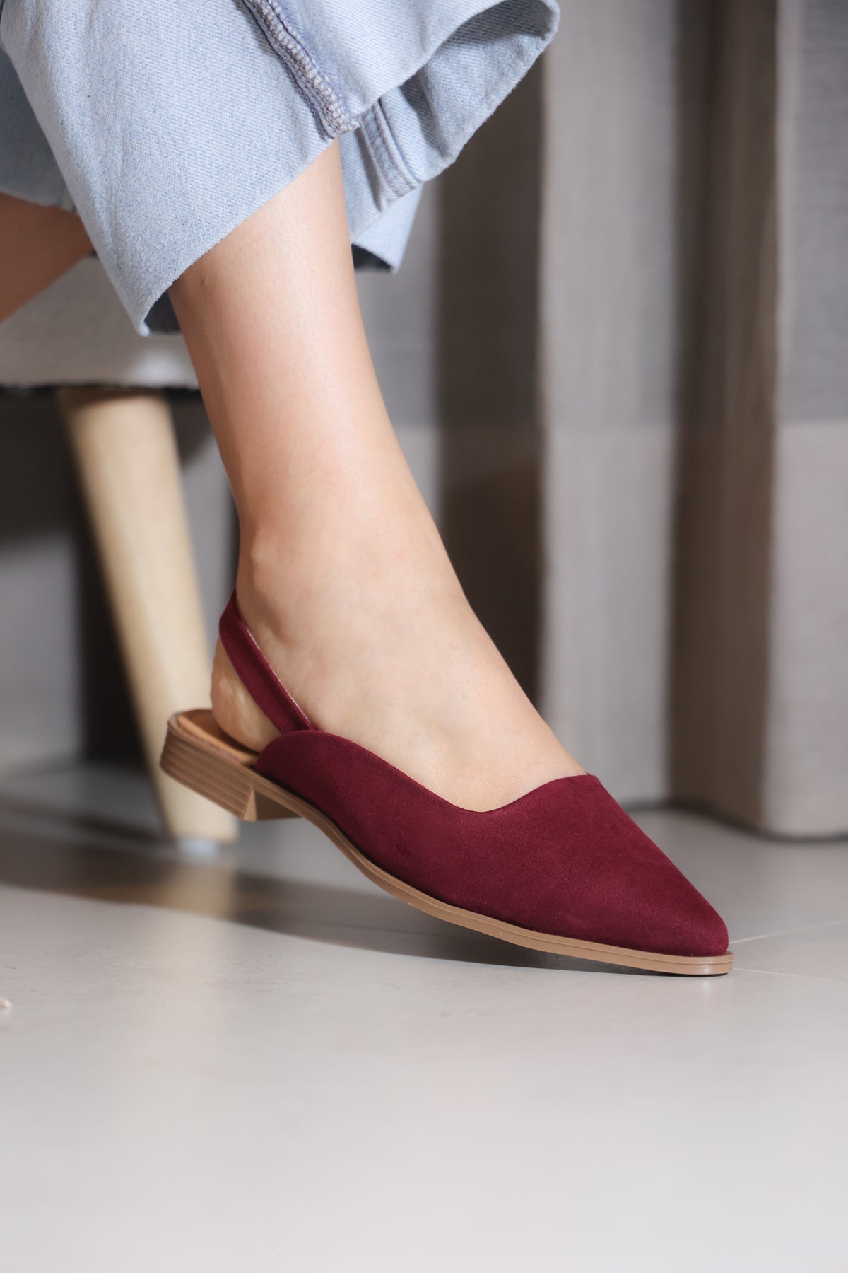 3010R Casual Sintético Durazno Vino