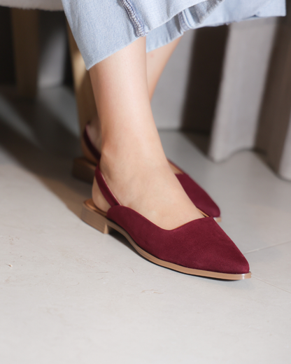 3010R Casual Sintético Durazno Vino