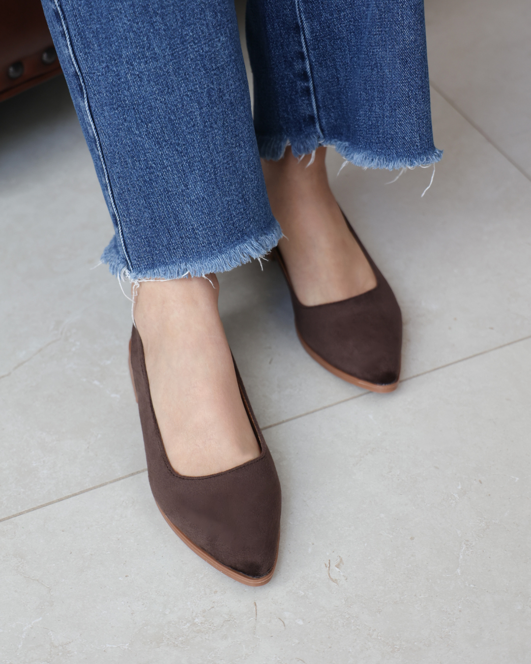 3012R Casual Sintético Terciopelo Cocoa