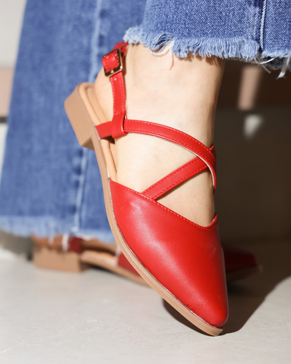 3022R Casual Sintético Rojo