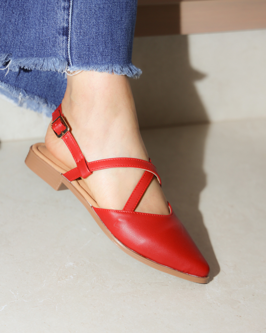 3022R Casual Sintético Rojo