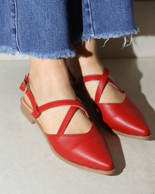 3022R Casual Sintético Rojo