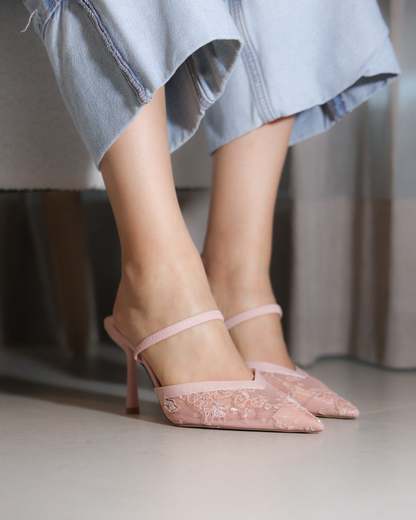 308AR Zapatilla Sintético Textil Rosa