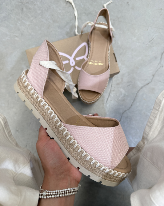 10016 Sandalia Textil Curri Rosa Rich