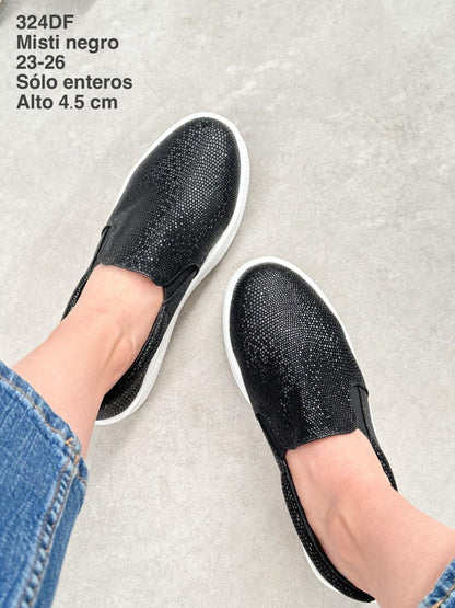 324DF Tenis Sintético Misti Negro