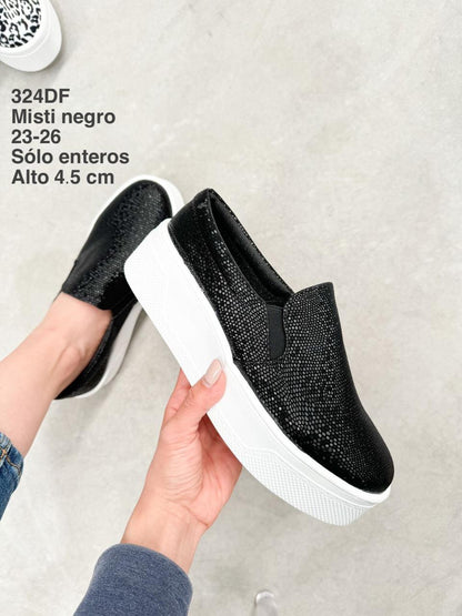 324DF Tenis Sintético Misti Negro