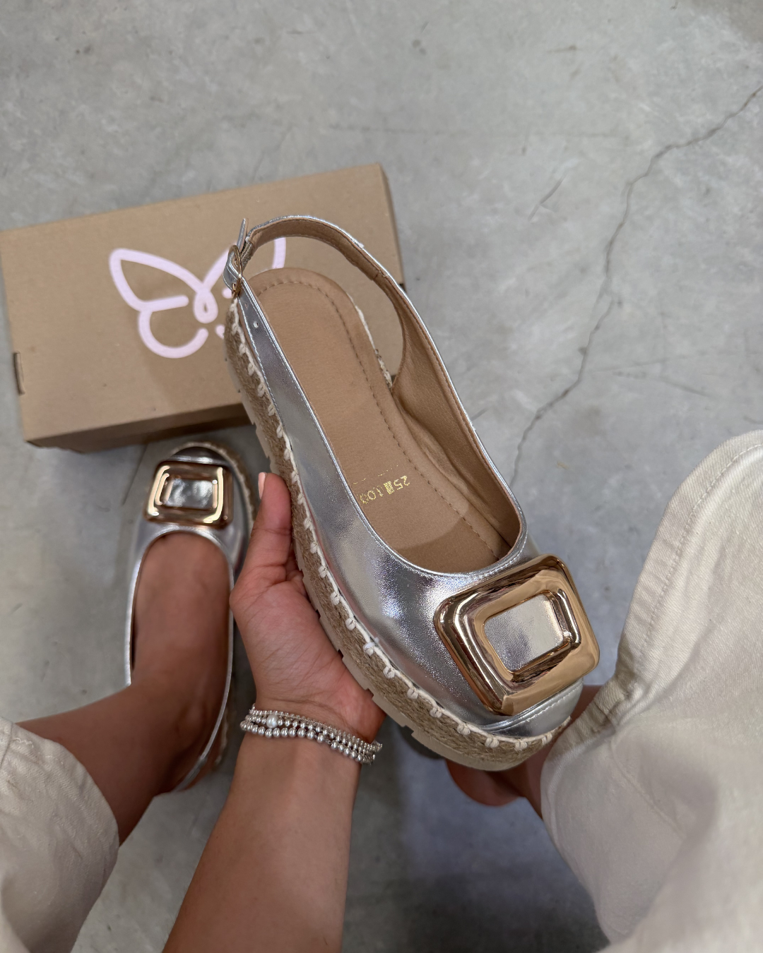 10011 Casual Sintético Napa Zoe Plata