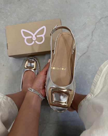 10011 Casual Sintético Napa Zoe Plata