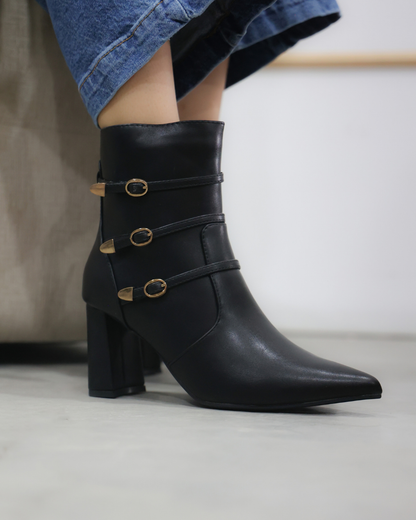 329AR Bota Sintético Negro