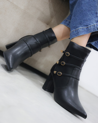 329AR Bota Sintético Negro