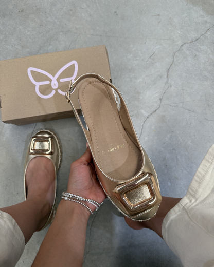 10011 Casual Sintético Napa Zoe Oro Inglés