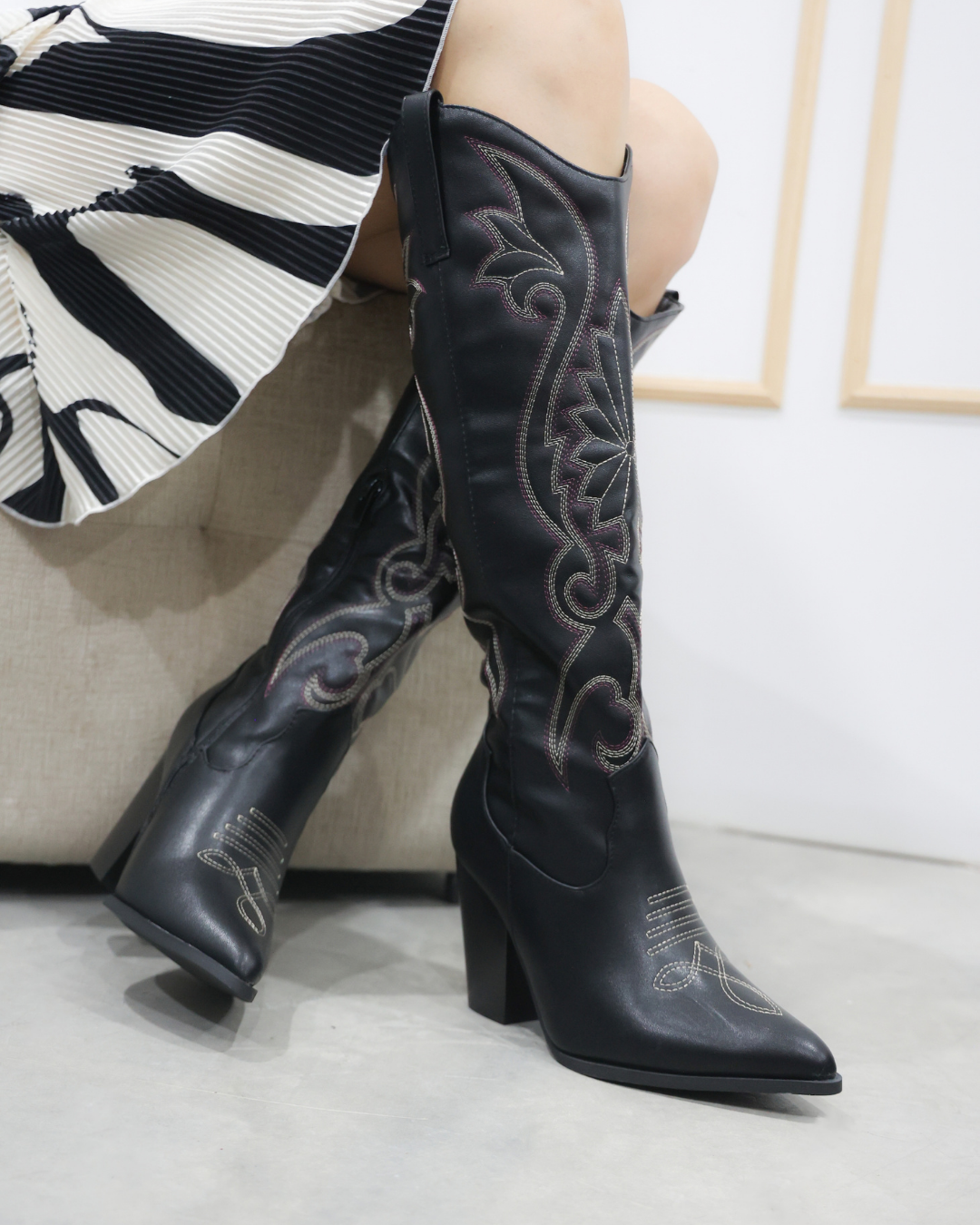 334AR Bota Sintetico Negro