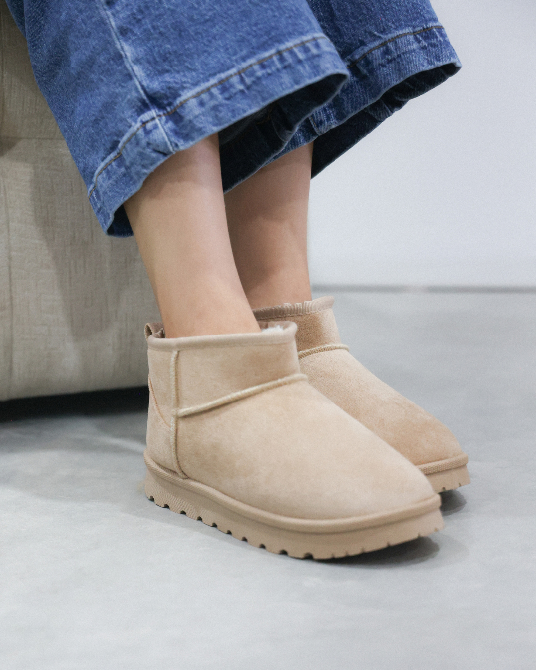 336AR Bota Sintético Durazno Maquillaje