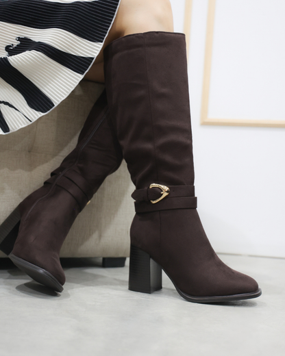 337AR Bota Sintético Durazno Cafe
