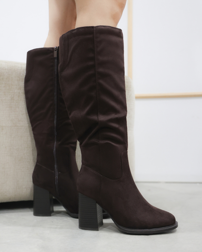 338AR Bota Sintético Durazno Cafe