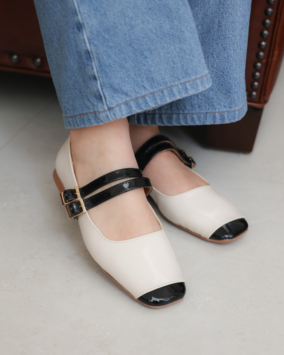4062RR Charol Miga/Negro