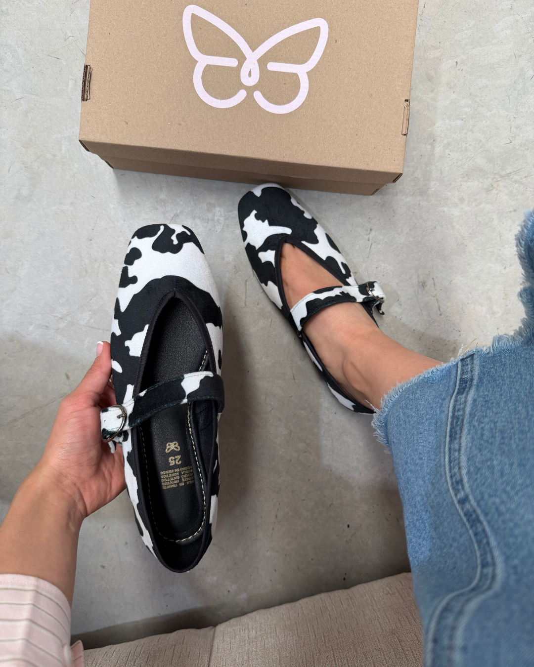 4072 Casual Estampado Negro