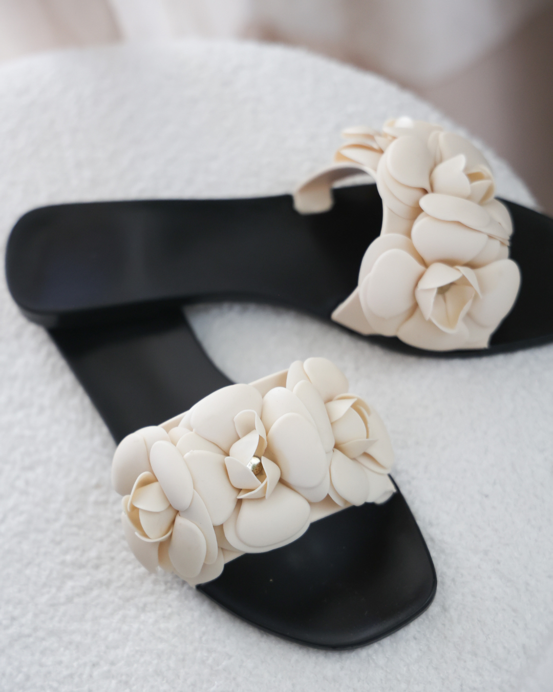 255AR Sandalia Sintético Negro/Beige