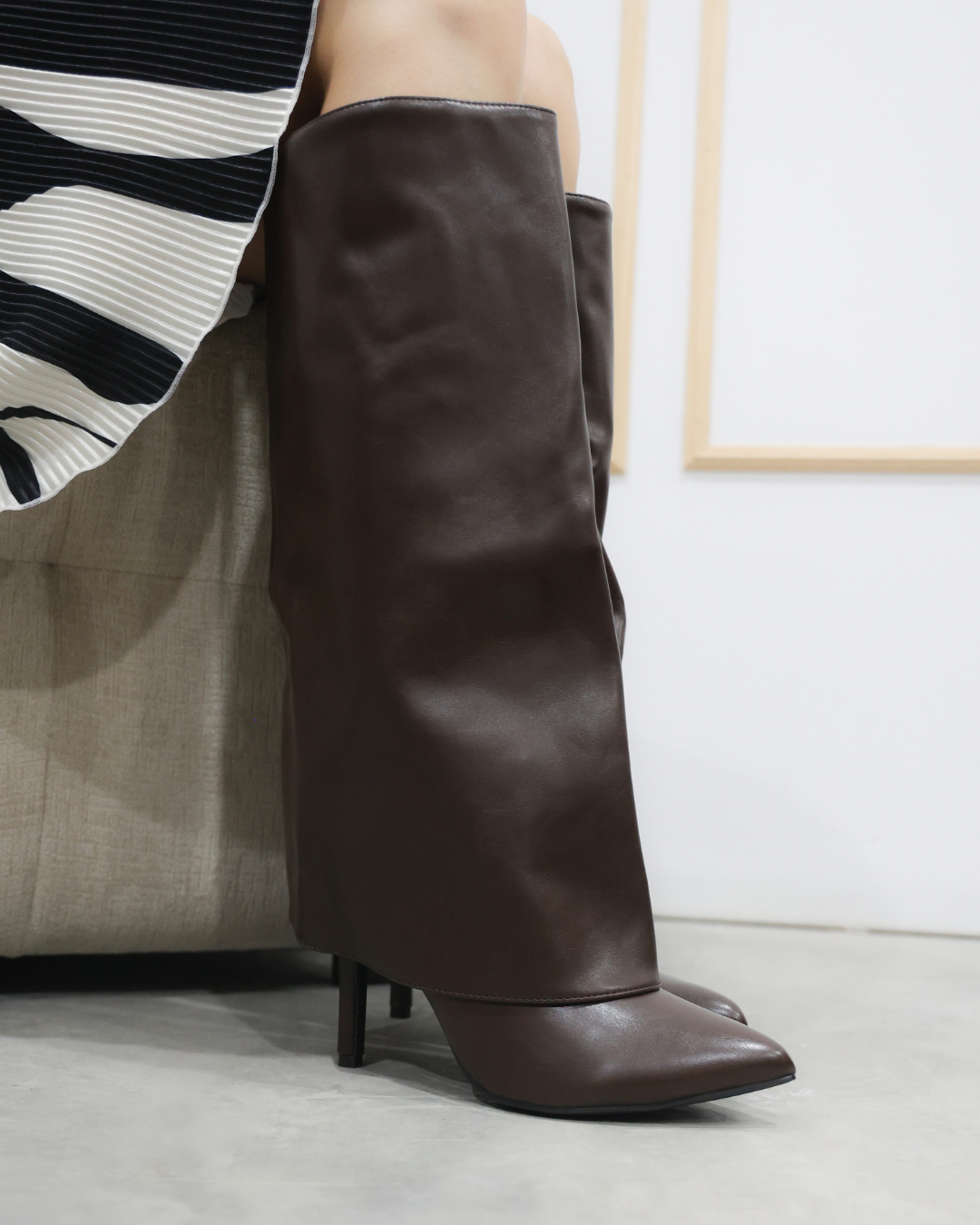 342AR Bota Sintetico Cafe