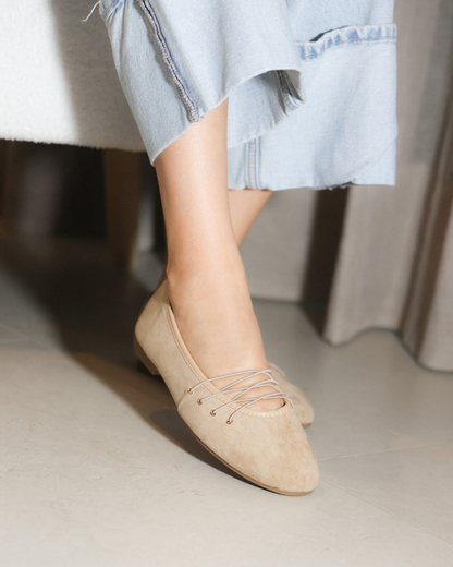 349AR Casual Sintético Durazno Beige