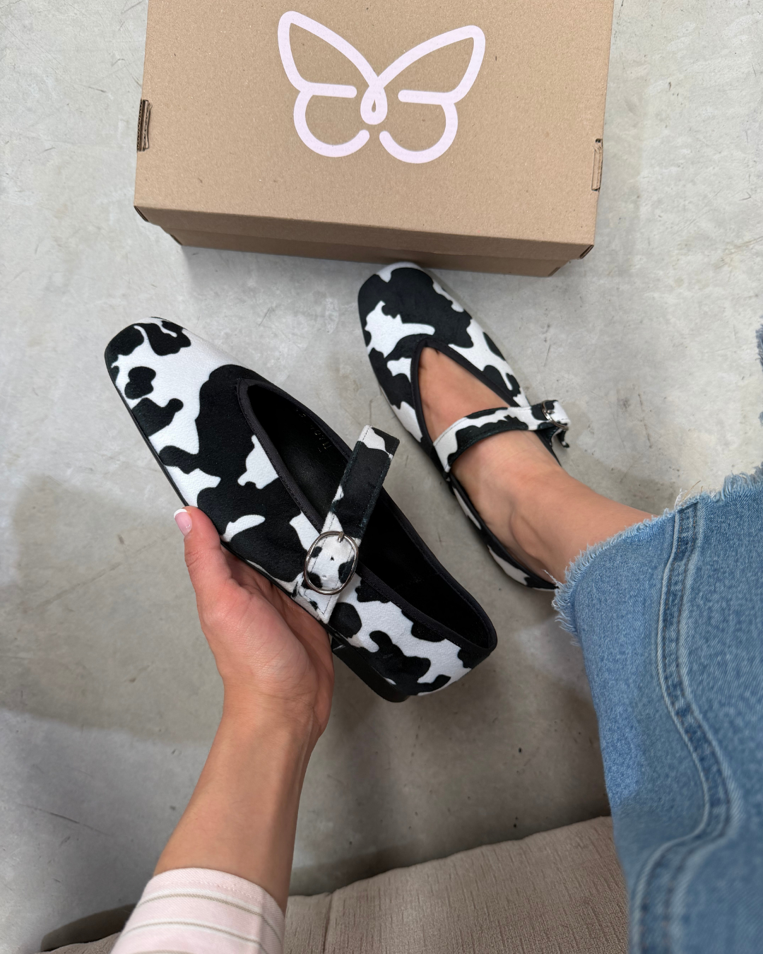 4072 Casual Estampado Negro