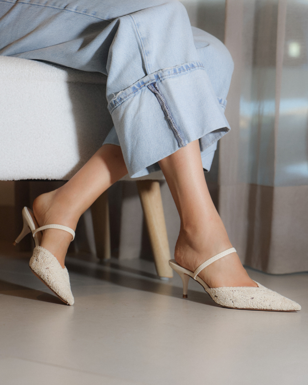 350AR Zapatilla Textil Beige