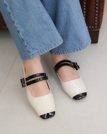 4062RR Charol Miga/Negro