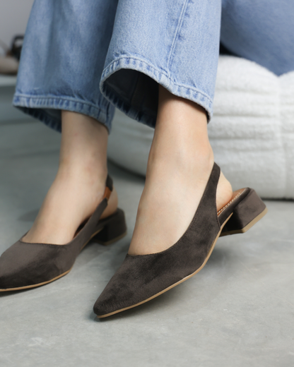 2501R Zapato Sintético Terciopelo Cocoa