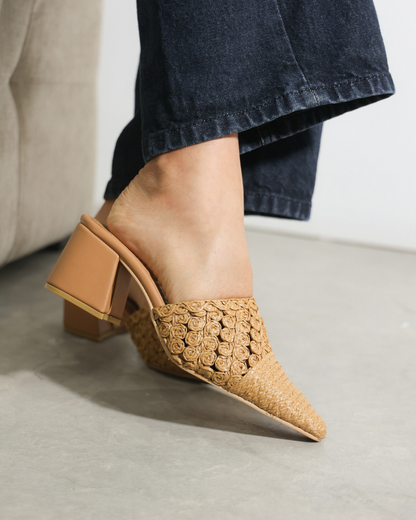 857R Zapatilla Textil Natural