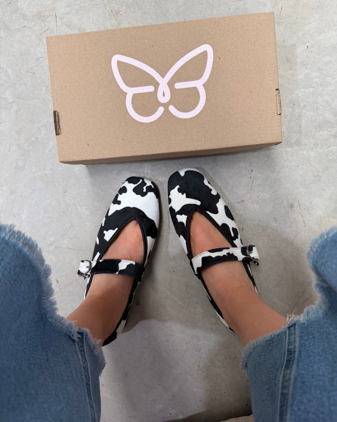 4072 Casual Estampado Negro