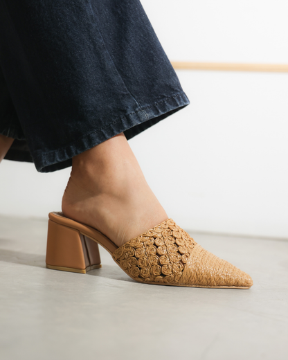 857R Zapatilla Textil Natural