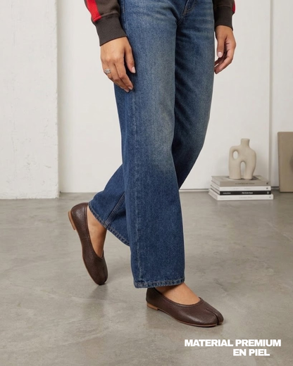 4801R Tabbi zapato estilo japones color cafe hecho con material de alta calidad