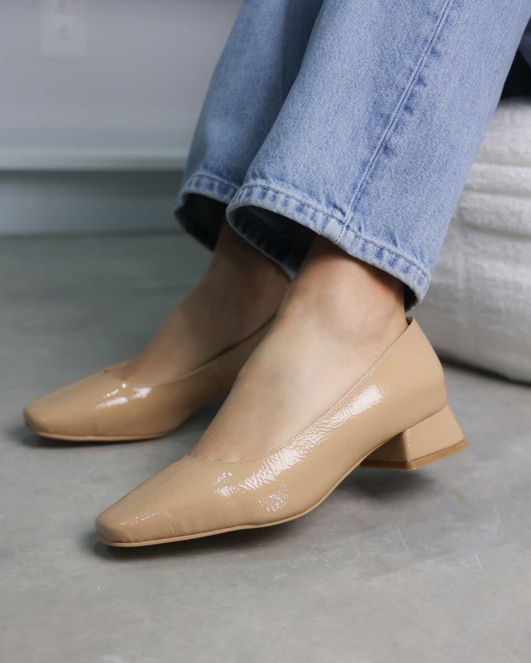 100J Charol Arrugado Maquillaje