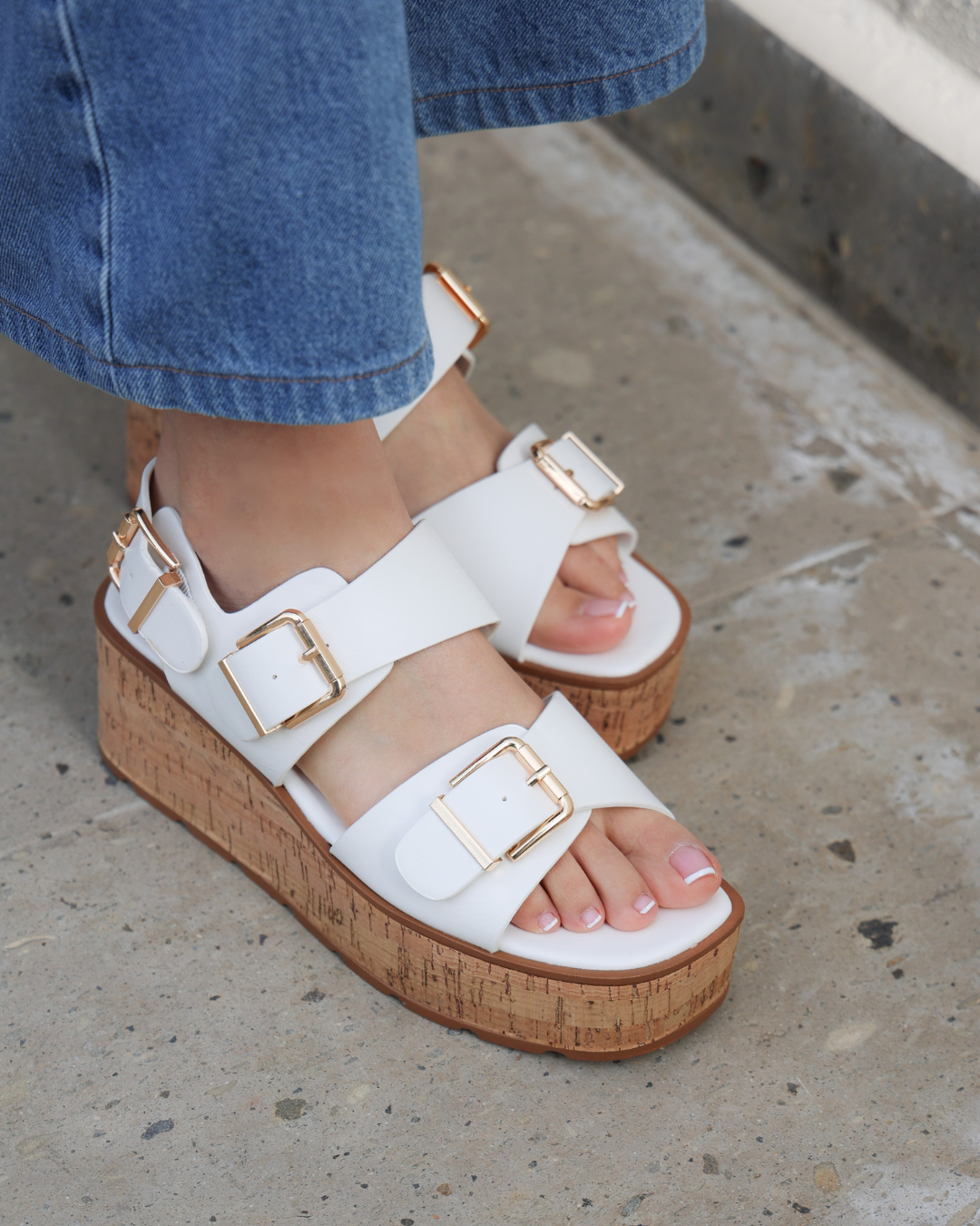 203I Sandalia Sintético Blanco