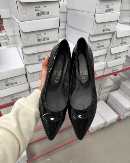 2600R Zapatilla Sintético Charol Negro