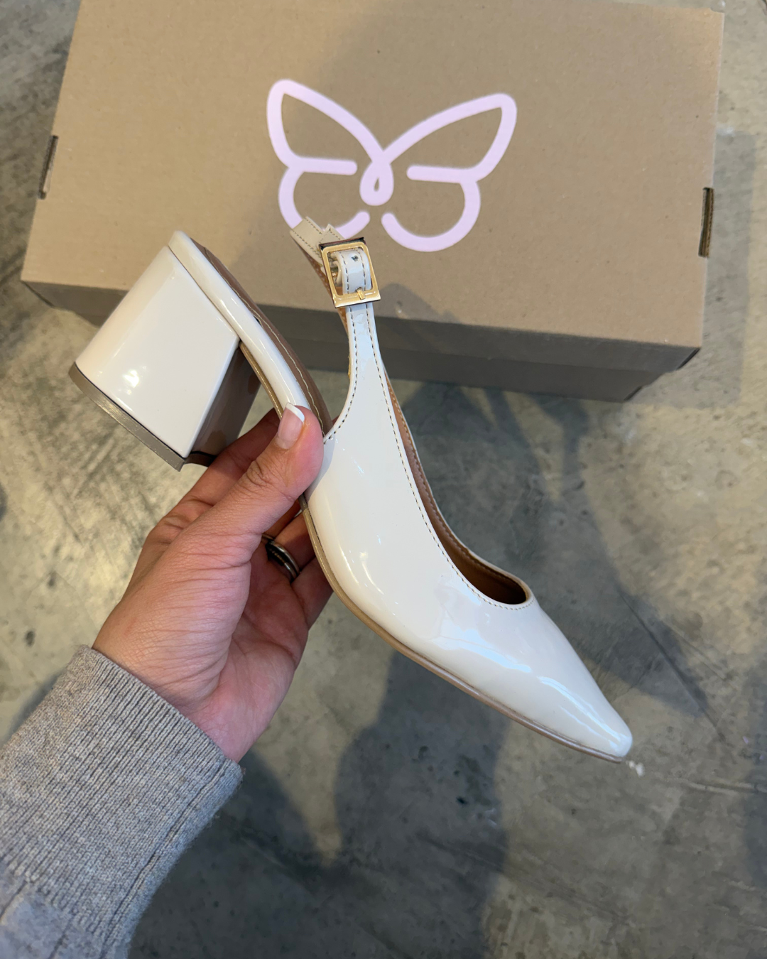 852R Zapatilla Sintético Charol Miga