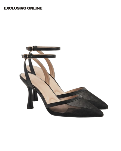 272AR Zapatilla Sintético Malla Negro